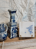 Personalized Blue & White Ceramic Tile Decor
